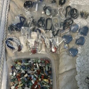 Stone jewelry and stone tumbles